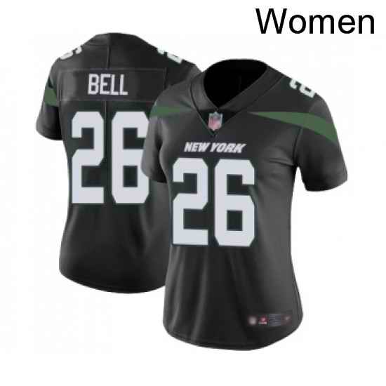 Womens New York Jets 26 Le Veon Bell Black Alternate Vapor Untouchable Limited Player Football Jersey